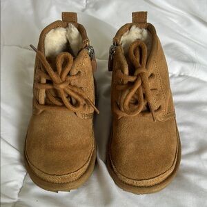 UGG Kids Tan Suede Boots